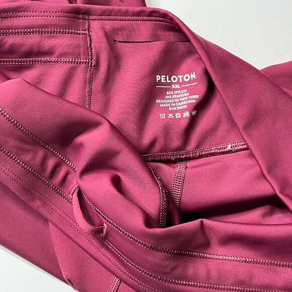 Peloton Move Mission 7" Bike Short Maroon Size XXL - Picture 6 of 9